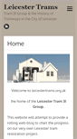 Mobile Screenshot of leicestertrams.org.uk